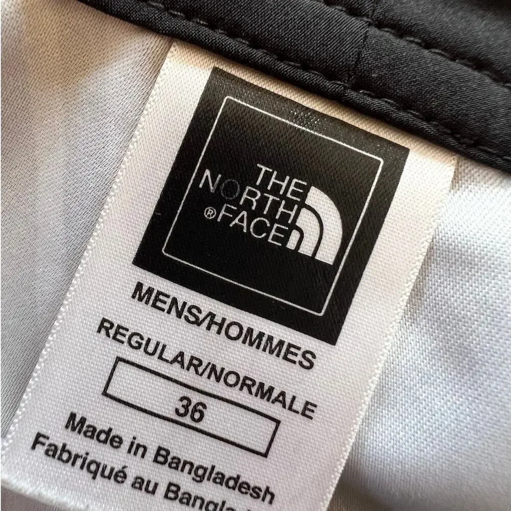 The North Face Black Gray Print Swimwear Board Shorts, Men's 36